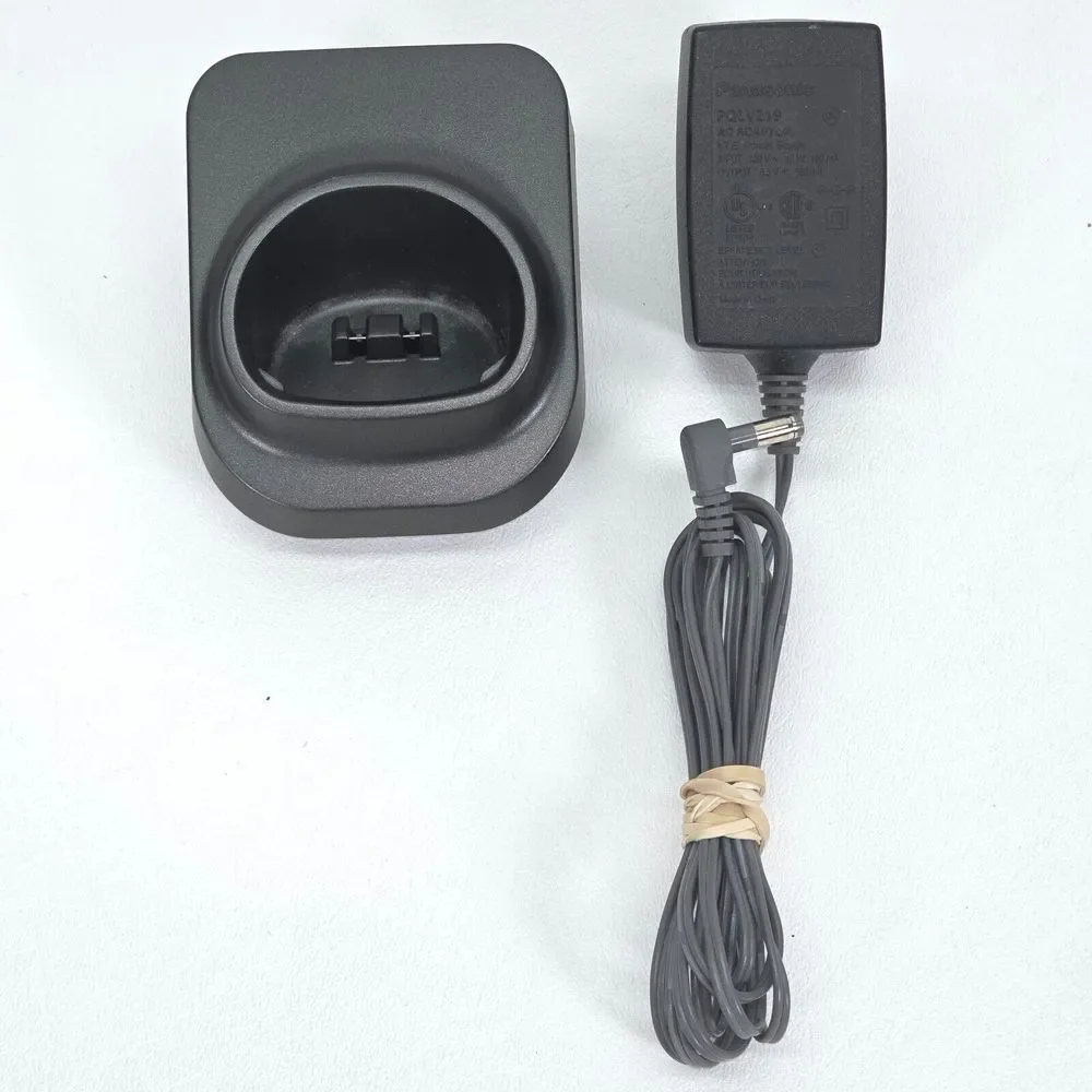 Panasonic PNLC1008ZA T Cordless‎ Phone Charger Base + PQLV219 AC Adapter TESTED!